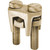 BURNDY KVS26 Cast Cu Alloy Service Connector, #2 Str.- 2/0 Str.(run), #6 Sol.- 2/0 Str.(tap)