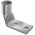 BURNDY YAV2CL2NT14FX90 2 Hole/w/inspwindow, #2 Weld, #2 AWG Code, 60 Navy, 600 V-35 Kv, 1/4" Stud, 90 Bent