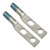 BURNDY YA3C2TC38SL 2 Hole Lug Strand Long Barrel 3 AWG 3/8"