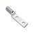 BURNDY YAZ4C2TC14E2 Copper Compression Terminal, Bvl Entry, 2 Hole/w/inspwindow, #4 AWG Code, 40 Navy, 600 V-35 Kv, 1/4" Stud, 0.75" Spacing, Lng Bbl,