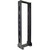 CHATSWORTH 13855-703 Seismic Two Post Rack, 19" X 7', #12-24 Tapped Rail, Black