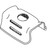 COMMSCOPE MF39901-10 Clamp Head.Stainless Steel.3/8" Through Hole.Max Loading Is Triple Stack 1-5/8" Cable