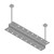COMMSCOPE MT-357-24 Trapeze Kit, 24 in Wide, One Rung