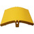 COMMSCOPE FGS-SD4E-B Fiberguide Snap-On Cover for 45 Degree Down Elbow 4 in X 6 In, Yellow
