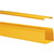 TE FGS-MSHA-C CONNECTIVITY 6' Fiberguide Yellow Horizontal Straight Section with Cover for 2" X 2" System
