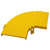 COMMSCOPE FGS-SH9E-A Fiberguide Snap-On Cover for 90Deg Horizontal Elbow, 4 in X 4 In, Yellow