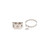 Commscope TTS3-153 Three-Way Stand-Off Adapter for 1.5"-3" OD Members.Handles Both Standard and Snap-In Hangers.Stainless Steel Version.10 Pack