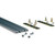 COMMSCOPE FGS-HASK-C Fiberguide Aluminum Track Support Kit, 2 in X 2 In, 6 Ft Length