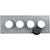 COMMSCOPE 204673-4 Multiple Entrance Wall/roof Feed Thru Plate.4 Openings, 4" in Diameter.Includes Entry Cap, Hardware, and Port