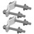 COMMSCOPE AD-P60-SCP Adapter Clamp Set for Up to 6 1/2", 60 Degree Angle Legs,straight or Tapered Legs.All Mounting Hardware Is Included