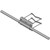 COMMSCOPE MDL-SS-8R Tower Leg Mounted Microwave Antenna Channel Support Kit, 96 In, Includes Pipe