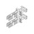 COMMSCOPE RR-FA2 Fast Access Remote Radio Mount for Secure Installation of Rru's.Features Universal Slots That Mount Most Radios