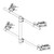 COMMSCOPE TFMHK3 Hardware Kit for Tower Face Mount