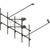 COMMSCOPE SFG2CT-12-5-96 SFG2C, Single Sector Frame Kit with 10' X 2-7/8 Face, (4) 2-3/8 X 96" Pipes, with Universal Tapered Tower Mount.Includes Two