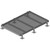 COMMSCOPE EQ-P1020-AL 10' X 20' Equipment Platform Base with 8 Adjustable Legs.Included Parts: EQ-P-AL & EQ-P1020-B.Up to 10,000 Lb Loading