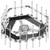 COMMSCOPE MTC3984 6-Sector Monopole Co-Location Platform Kit, 12 in to 50 in Od, (3)8 Ft Faces, (3) 6 Ft Faces, Includes (18) 96 in Pipes