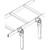 B-LINE SB2111BBZ BY EATON 90 Degree Runway Turn Kit.Each Rung of One Ladder Attaches to the Same Rung of Second Ladder to Make a 90 Degree Turn