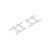 B-LINE SB1712FB Tubular Stringer 1-1/2 In, 12 in Width, Flat Black