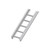 B-LINE SB1724YZ BY EATON 10' Long x24" Wide Cable Ladder.3/8" X 1 1/2" Tubular Side Rails with 9" Spacing Between Rungs.Yellow Zinc