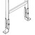 B-LINE SB2106ABZ BY EATON Runway End Support for 1.5" Wide Runway.Bolts Ladder to the Floor.Set of 2.Anchor Hdwr Not Included.Black Zinc Finish