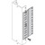 B-LINE SB576A03TG BY EATON Adapter Plate Set for Mounting 19"equipment on 23"racks.Accomodates 3 Mounting Spaces & Includes #12-24 Mounting Hardware
