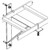 B-LINE SB13411/2YZ Overhead Power Cable Support 3/8" X 1 1/2 Stringers, Yellow Zinc