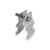 B-LINE B2008PAHDG BY EATON Clamp for 1/2" Conduit or Pipe.Hot Dipped Galvanized Finish