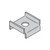 COOPER SB114CYZ B-LINE 2" Crossover Framing Clip with 9/16" Hole.for Use with 1/2" Hardware.Yellow-Zinc Finish