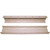 DDB CF4-24-C UNLMITED Set of 4 in C-Channel Feet for Mounted/installed the Cabinet to the Pad.Painted Cream (2 per Set)