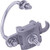 HARGER APC2.5/3 Universal Pipe Clamp for 2.5" to 3" OD Pipe.Bidirectional Capability for Use in Grounding Fence Post to Fence Rail.Aluminum W/ss