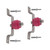 Universal WSGB-MK-IS Shelter Mounting Hardware Kits Feature a Pair of Brackets for Wall Mounting Applications.Includes All Neccessary Hardware