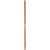 HARGER 3824CUAT 3/8" X 24" Solid Copper-Clad Air Terminal.Tapered to a Point and Has a Base Adapter That Will Fit All Air Terminal Bases with 5/8"