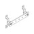 HARGER GBI14212E 1/4" Thick X 2" Wide X 12" Long Ground Bar with Insulators and Brackets.5 Pre-Drilled 7/16" Diameter Holes