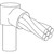 ULTRAWELD GD342/0B Standard Mold for Connection of 2/0 Stranded Ground Wire to 3/4" Ground Rod.Requires MH1 Handle Clamp and UVM90 Weld Metal