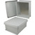 L-COM NBC141206-KIT 14 X 12 X 6 Inch Weatherproof Industrial Enclosure with Corner Screws and Blank Aluminum Mounting Plate