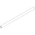 NELLO 100201 Schedule 40 Galvanized Pipe.2-3/8" OD X 84" Long