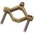 POLYPHASER J-2 Bronze Transistion Clamp.Designed to Ground Polyphaser to Zinc Galvanized Towers with 1-1/2" to 2-1/4" Diameter Legs