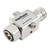 POLYPHASER QWP-43M43F-ER 4.3-10-Male to 4.3-10-Female Low PIM Quarter Wave Protector, 555MHz to 4GHz