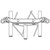 ROHN GA45GD 45G Guy Bracket Assembly.Mounts to Tower at Any Horizontal Brace.Used to Attach Guy Wires to Tower.Use with Optional Torque Bars