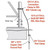 ROHN BGK3GGX Base Grounding Kit.Consists of 1 10ft Copper-Clad Ground Rod, Rod Clamp, Tower Lug and 30ft of 7/16 6x25 EIP IWRC RRL Wire Rope