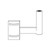 ROHN RP25G Rotor Post for 25G Tower.Fastens with Included Saddle Clamps and Bolts to Any Side Rail of Standard ROHN 25G Tower Section.Hot-Dip