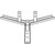 ROHN FR45G 45G Flat Roof Mount.Bolts Directly to Flat Roof Surface.Towers Mounted on This Must Be Guyed or Bracketed at All Times