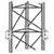 ROHN GA65GD 65G Guy Bracket Assembly with Hardware.Kit Includes (3) Brackets with U-Bolts.Hot-Dip Galvanized