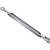 SABRE C40-052-007 1-1/4" Diameter X 12" Long Jaw+eye Turnbuckle, Working Load 15,200 Lbs.Galvanized Steel