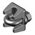 SABRE C40-056-004 3/8" Wire Rope Clip.Galvanized Steel.Designed to Be Used with 3/8" EHS Guy Wire