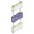 SINCLAIR CLAMP006B Clamp Assembly, 1.5"-3.5" to 1.5"-3.5", Parallel Pipe to Pipe.Carbon Steel, Hot Dip Galvanized