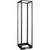TRIPP SR4POST LITE 45U 4-Post Smartrack Open Frame Rack.Supports Up to 1000lbs of Rackmount Equipment.Square Holes (black Finish).Adjustable Depth