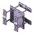 TRYLON 5.960.0007.001 Crossover Kit for 4" 60 Degree Angles and 4-1/2" Outer Diameter Pipes