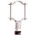 TRYLON 4.99.0202.611 Universal Stand Off Mount for 3.25" - 6.5"OD Round Members.Secures 3/8" Safety Cable as It Run Up the Tower Does Not Include