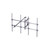 TRYLON 5.930.0071.024 3' Vertical Standoff T-Frame Including 12' Universal Tie-Back Kit, Universal Backing Kit, and Four 2-3/8" X 8' Pipes